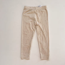 Load image into Gallery viewer, Jamie Kay Org Cotton/Modal Leggings Beige Stars (2y)
