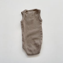 Load image into Gallery viewer, Jamie Kay Organic Sleeveless Bodysuit Rib Green (0-3m)
