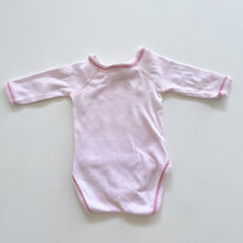 Load image into Gallery viewer, Petit Bateau Kimono Bodysuit Pink Radish (newborn)
