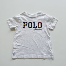 Load image into Gallery viewer, Polo by Ralph Lauren T-Shirt White/ Logo Letters (4y)
