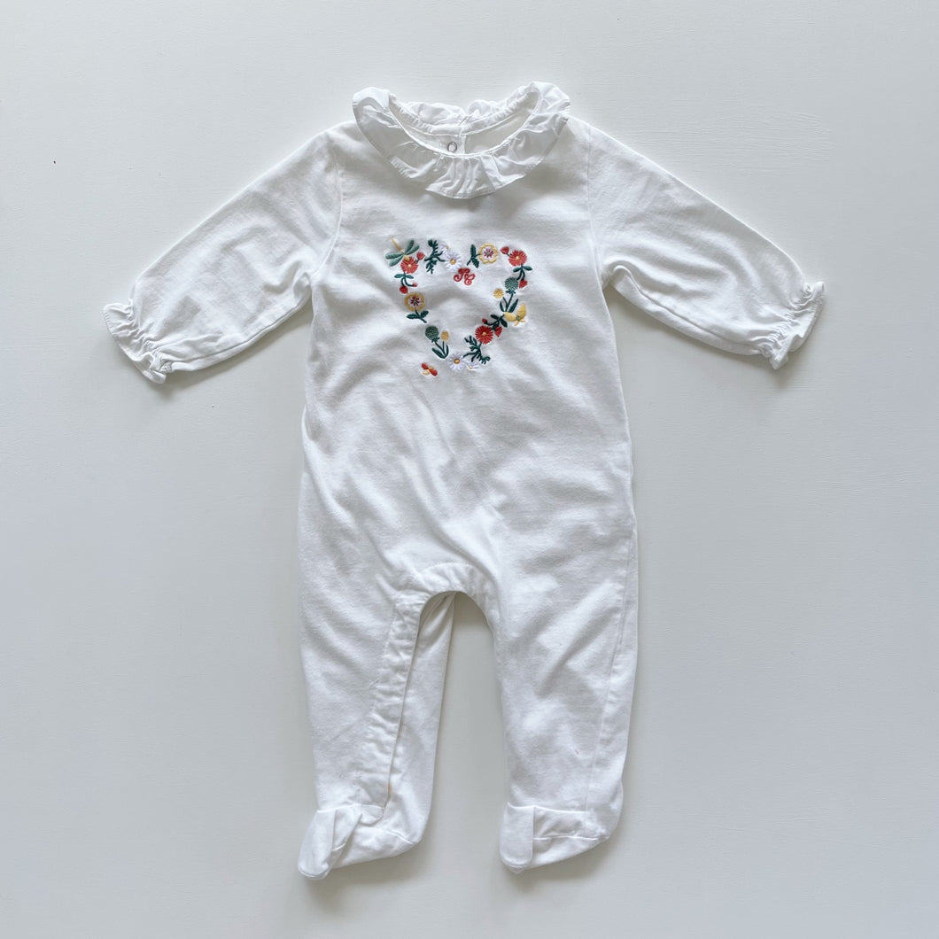 Tartine et Chocolat Embroidered All-In-One (3-6m)