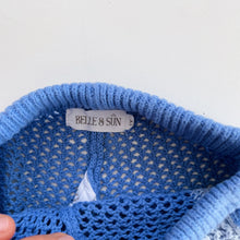 Load image into Gallery viewer, Belle &amp; Sun Organic Cotton Crochet Shorts Blue (1y)
