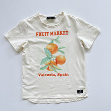 Load image into Gallery viewer, Rock Your Kid Fruit Market T-Shirt Cream NWOT (8y)
