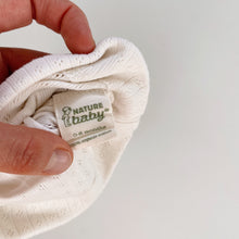 Load image into Gallery viewer, Nature Baby Organic Pointelle Hat Cream (0-6m)
