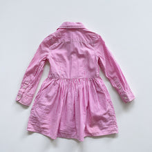 Load image into Gallery viewer, Ralph Lauren Pink Pinstripes Shirt Dress (3y)
