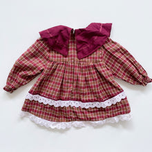 Load image into Gallery viewer, Vintage Tartan Collared Dress (18m)
