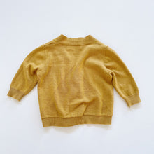 Load image into Gallery viewer, Carbon Soldier Yellow Cotton/Wool Cardigan (6-12m)
