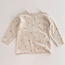 Load image into Gallery viewer, Jamie Kay Organic Cotton L/S Top Tofu Acorns (3y)
