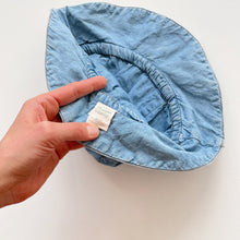 Load image into Gallery viewer, Nature Baby Sun Hat Blue Denim *small flaw (Large)
