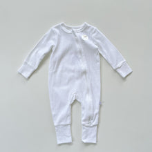 Load image into Gallery viewer, Teeny Weeny Rib All-In-One White NEW (3-6m)
