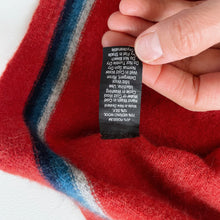 Load image into Gallery viewer, Native World Possom/Merino/Silk Striped Poncho (1-3y)
