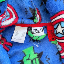 Load image into Gallery viewer, Marvel Dressing Gown Blue/Patches (3-4y)
