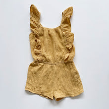 Load image into Gallery viewer, Yellow Muslin Frill Romper (9-10y)
