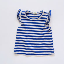 Load image into Gallery viewer, Nature Baby Organic T-Shirt Blue Stripes (1y)
