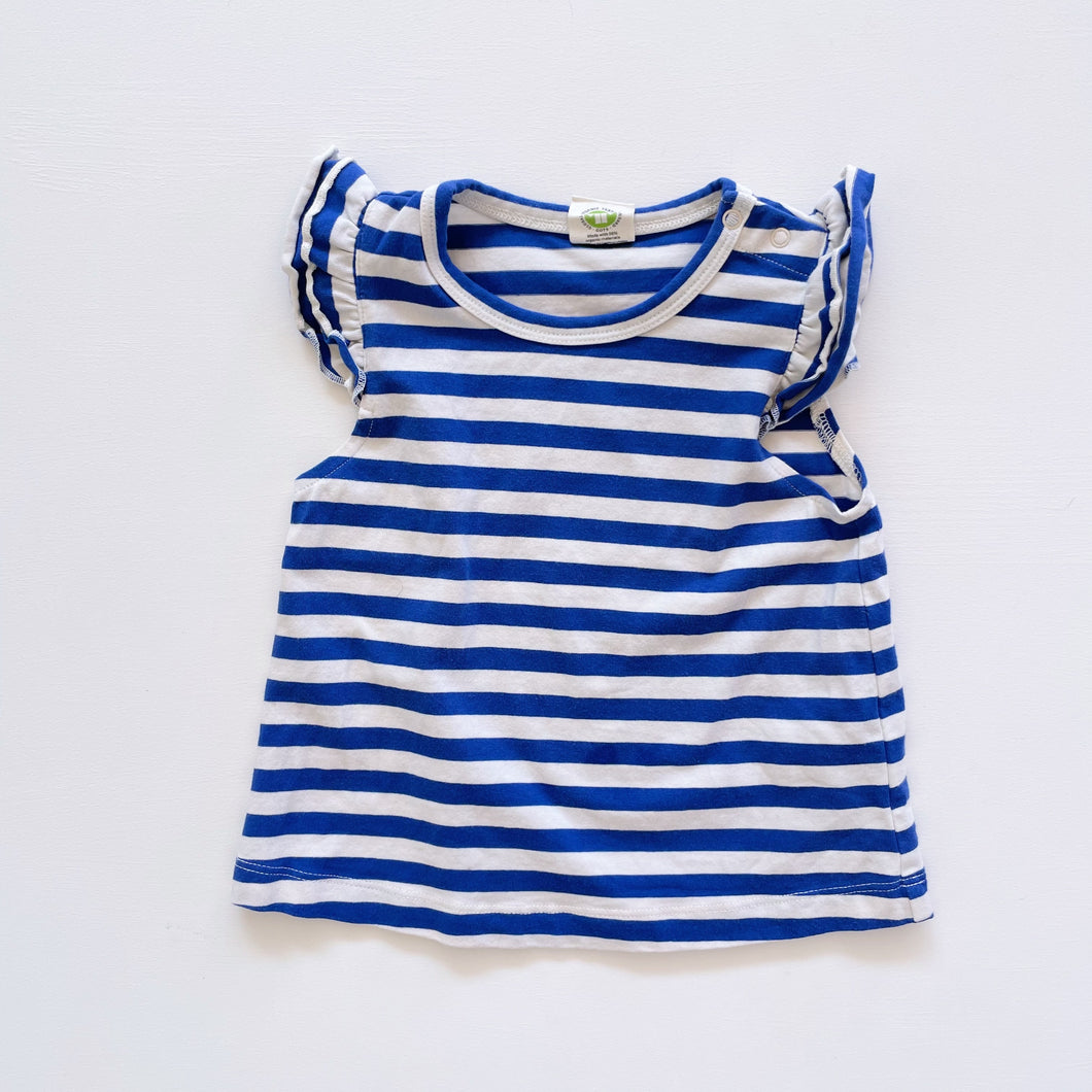 Nature Baby Organic T-Shirt Blue Stripes (1y)