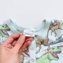 Load image into Gallery viewer, Peter Alexander Romper Green Dinos (3-6m)
