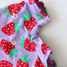 Load image into Gallery viewer, Wavetribe Swim Suit  Purple/ Red Strawberries (3y)
