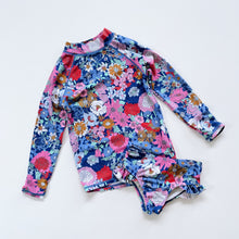 Load image into Gallery viewer, Cotton On Navy Floral Swim Set (4y)
