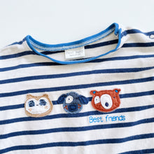 Load image into Gallery viewer, Next 2 Piece Set Navy/Stripes (9-12m)
