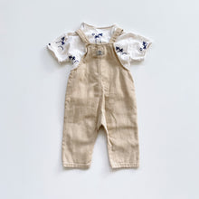 Load image into Gallery viewer, Zara T-Shirt + Overalls Bundle (6-9m)
