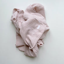 Load image into Gallery viewer, Jamie Kay Muslin Swaddle Pink (120cm x 120cm)
