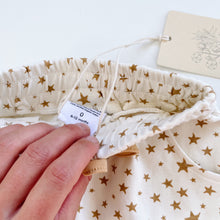 Load image into Gallery viewer, Aster &amp; Oak Organic Pants Mustard Stars NEW (6-12m)
