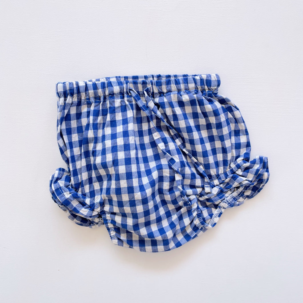 Nature Baby Organic Bloomers Blue Gingham (1y)