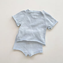 Load image into Gallery viewer, Wandr The Road To Somewhere Knit Set Light Blue (6-12m)
