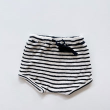 Load image into Gallery viewer, Nature Baby Organic Terry Shorts Stripes (3-6m)
