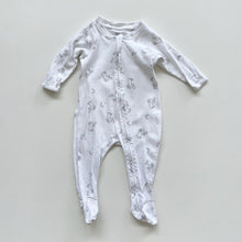 Load image into Gallery viewer, BABU Org All-In-One White/ Grey Fox (3-6m)
