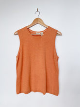 Load image into Gallery viewer, Vintage Cherokee Cotton Knit Vest Orange (XL)
