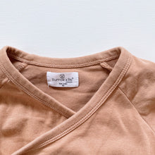 Load image into Gallery viewer, Burrow &amp; Be Organic Kimono Top Tan (3-6m)
