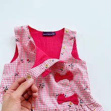 Load image into Gallery viewer, Sergent Major Set Red Check (12-18m)
