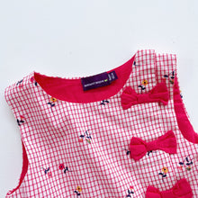 Load image into Gallery viewer, Sergent Major Set Red Check (12-18m)
