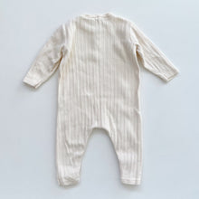 Load image into Gallery viewer, Grown Organic Cotton Knit All-In-One Beige (1y)
