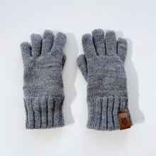 Load image into Gallery viewer, Grey Knit Gloves (1-2y)
