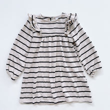 Load image into Gallery viewer, Zara L/S Dress Stripes (5-6y)
