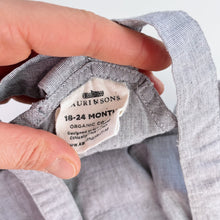 Load image into Gallery viewer, Kauri &amp; Sons Organic Cotton Kindy Overalls Grey (18-24m)
