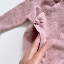 Load image into Gallery viewer, M&amp;S Knit Kimono Romper Blush (3-6m)
