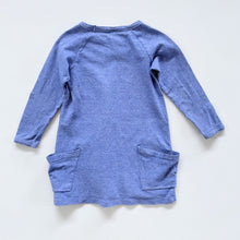 Load image into Gallery viewer, Minti Sneaky Wolf L/S T-Shirt Dress Blue (4y)
