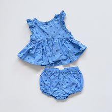 Load image into Gallery viewer, Pumpkin Patch Matching Set Blue Dots (0-3m)
