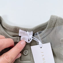 Load image into Gallery viewer, Jamie Kay Organic Rib L/S Bodysuit - Green NEW (6-12m)
