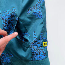 Load image into Gallery viewer, Band of Boys Hooded Puffer Jacket Blue Tigers (8y)
