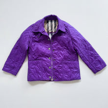 Load image into Gallery viewer, Burberry Lightweight Kindy Quilt Jacket Purple (4y)
