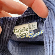 Load image into Gallery viewer, Goldie + Ace Sammy Corduroy Overalls Navy NEW (3y)
