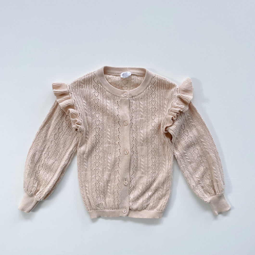 Jamie Kay Cardigan w/Frills Misty Pink (2y)