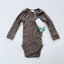 Load image into Gallery viewer, Jamie Kay Organic Cotton/Modal Rib L/S Bodysuit - Cocoa Marle (6-12m)
