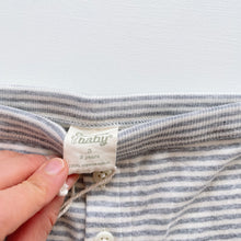 Load image into Gallery viewer, Nature Baby Boxer Shorts Grey Stripe NEW (3y)
