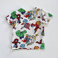 Load image into Gallery viewer, Marvel TM Beige/Colourful Characters T-Shirt (3y)
