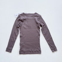 Load image into Gallery viewer, Jamie Kay Organic Henley L/S Top Carob NEW (7y)

